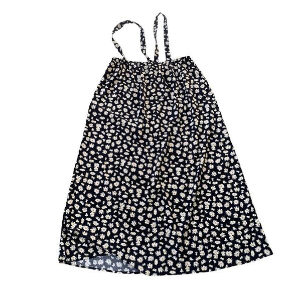 SHEIN Maternity Skirt Overalls Allover Daisy Print Pinafore Ditzy Print Size XL - Picture 10 of 13